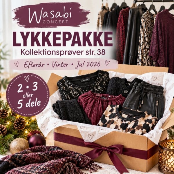 Wasabi Lykkepakke med kollektionsprøver str. 38