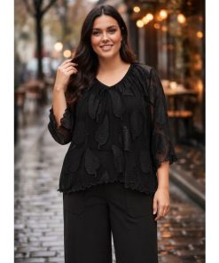 Beatrice bluse fra Cassiopeia. Sort