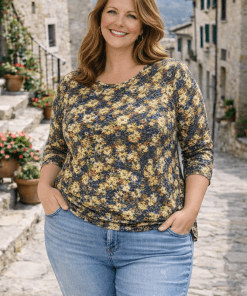 Britta mesh bluse fra Cassiopeia