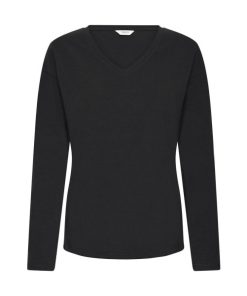 ByPamila bluse detalje. Sort
