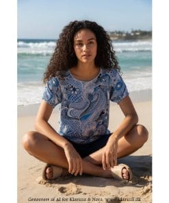 Cali bluse fra Ofelia. Blå