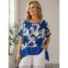Camelia bluse fra Janne K. Blå