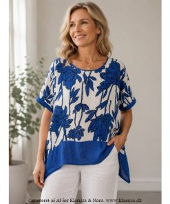 Camelia bluse fra Janne K. Blå