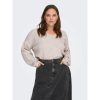 CarCamilla pullover fra Only Carmakoma. Stone melange