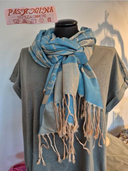 Cashmere tørklæde fra Janne K. Turkis