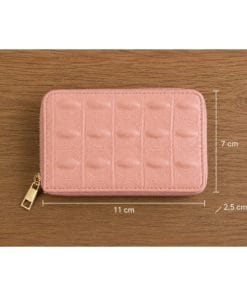 Croco Zip kortholder . Powder