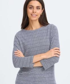 FrNiala bluse fra Fransa. Blå (1)