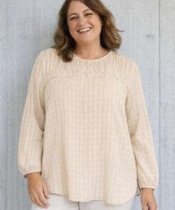 Limette bluse fra Cassiopeia