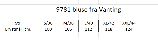 Mål 9781 bluse