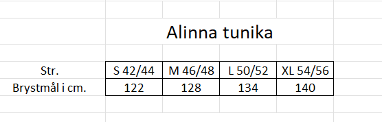 Mål Alinna tunika