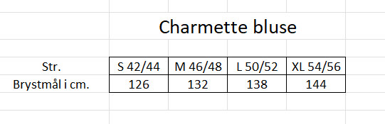 Mål Charmette bluse