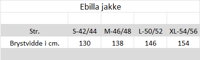 Mål Ebilla jakke (1)