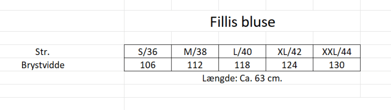 Mål Fillis bluse (1)