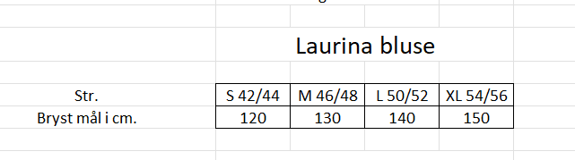 Mål Laurina bluse (1)