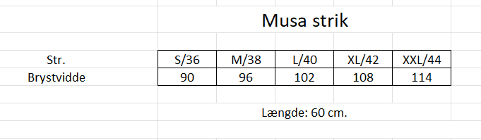 Mål Musa strik