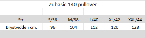 Mål Zubasic 140 pullover