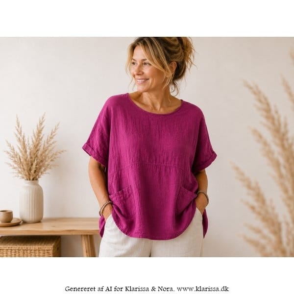 Molly bluse fra Janne K. Bordeaux