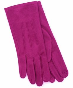 Pink strækbare handsker fra Just d´lux