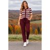 Rimel pants fra Ofelia. Bordeaux