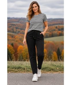 Rimel pants fra Ofelia. Sort