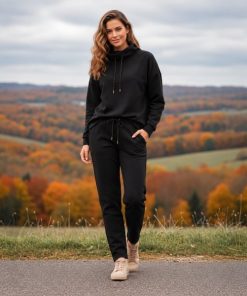 Rimel pants fra Ofelia – sorte stretchbukser - Billede 3