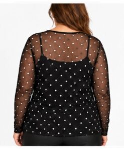 Sahara Mesh bluse. Ryg