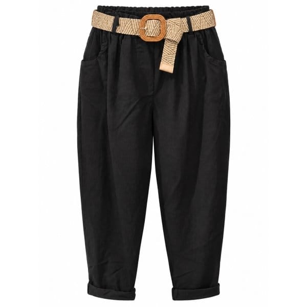 Sanne pants detalje. Sort