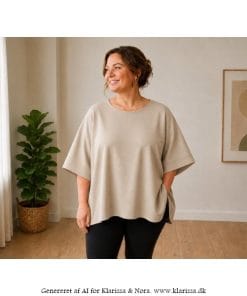 Toscana bluse fra New Collection. Sand