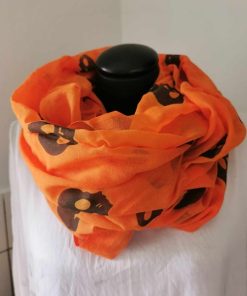 Tubetørklæde fra Levinsky. Skull. Orange